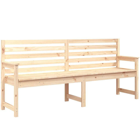 Rustic Pine Solid Wood Garden Bench