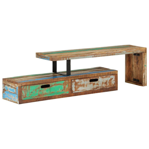 Rustic Revival: Reclaimed Wood TV Stand