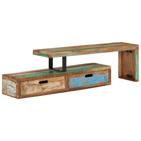 Rustic Revival: Reclaimed Wood TV Stand