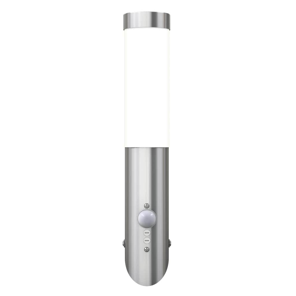 RVS Gardenlamp Wall Lamp Waterproof with Motion Detector