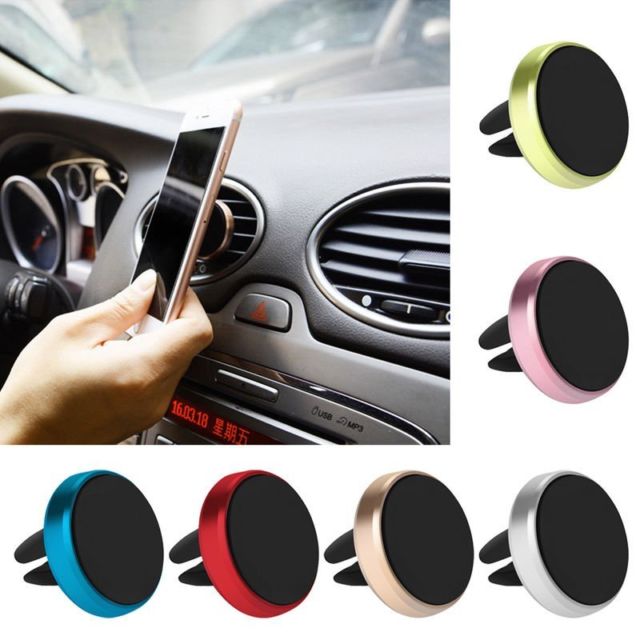 Magnetic Air Vent Mount - Gold - Car Mounts