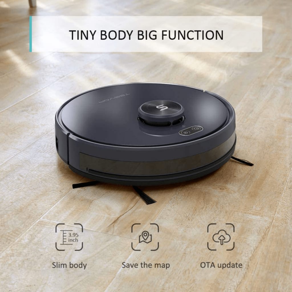 Tesvor S6+ Robot Vacuum Cleaner Mop 2700Pa With Laser Navigation, Vacuums - photo 12