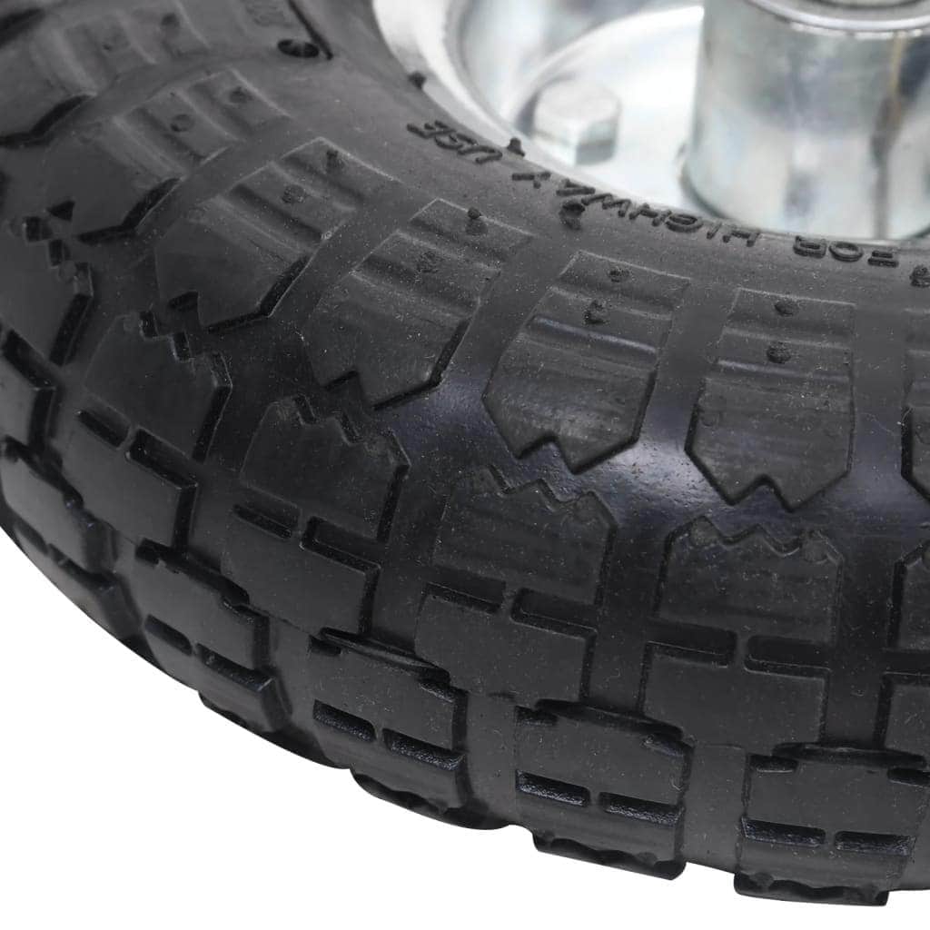 Sack Truck Wheels 4 pcs Rubber 4.10/3.50-4