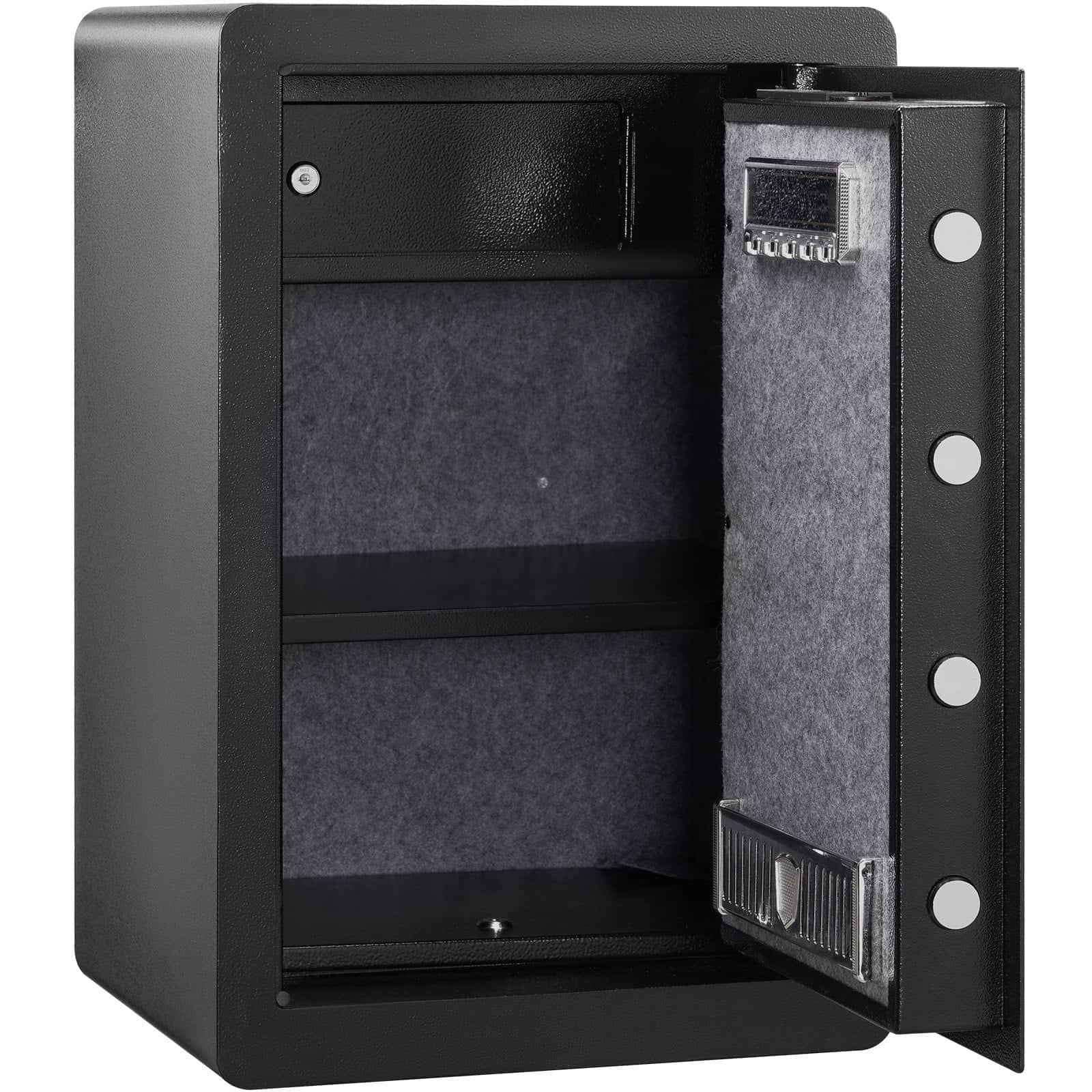 Safe 2.2 Cubic Feet Home Safe Steel For Cash Gold 15.75X13X23.6 Inch