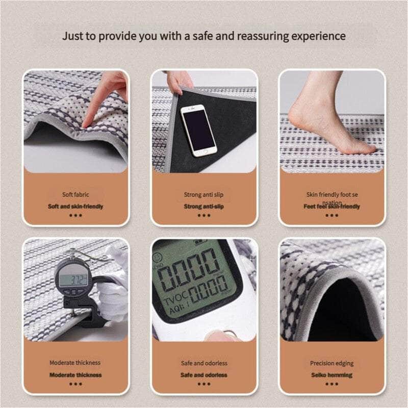 Safe & Dry Non-Slip Bath Mat