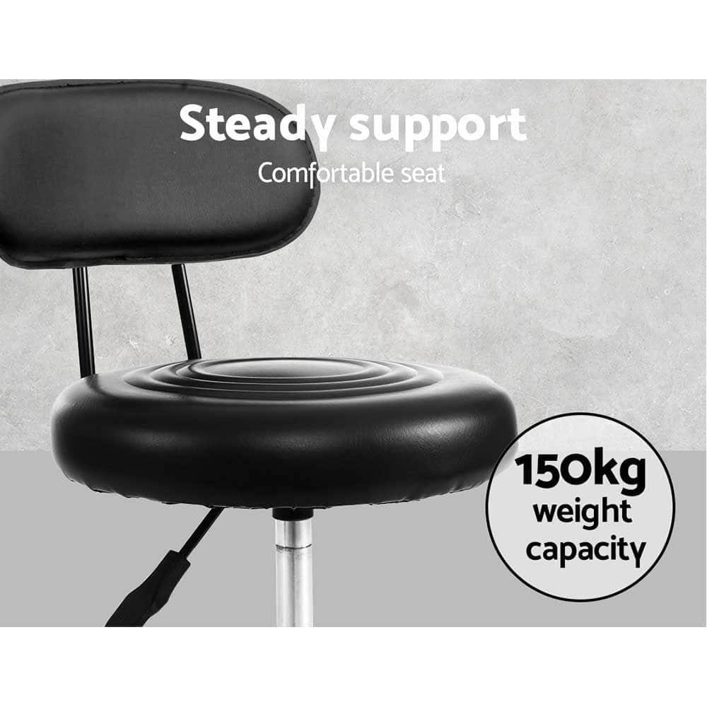 Salon Stool Swivel Chairs with Back Barber Beauty Hydralic Lift