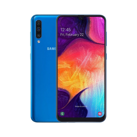 Samsung Galaxy A50 Mobile Phone 64GB 6.4" 25MP-Excellent - Refurbished