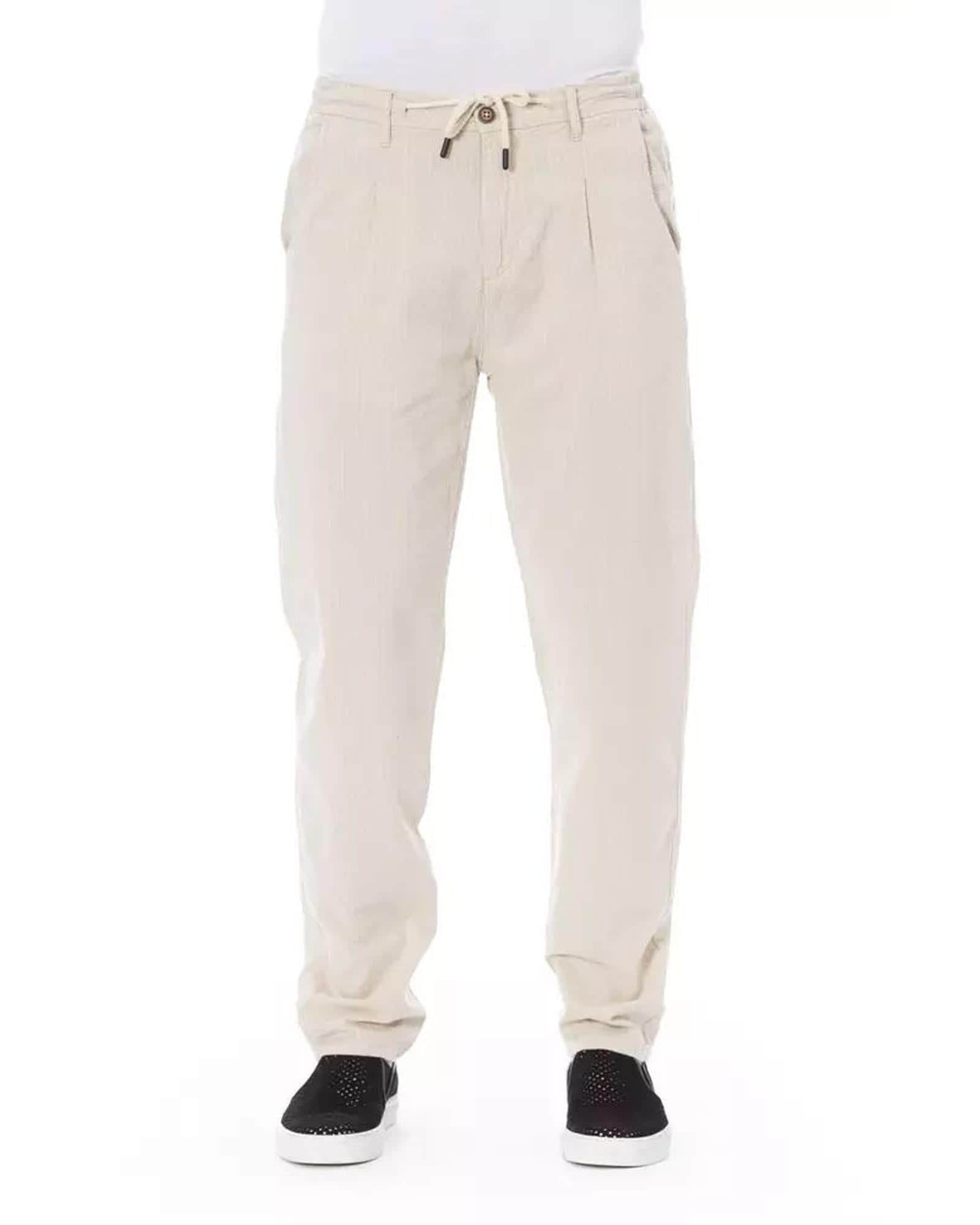 Sandstone Baldinini Beige Cotton Jeans