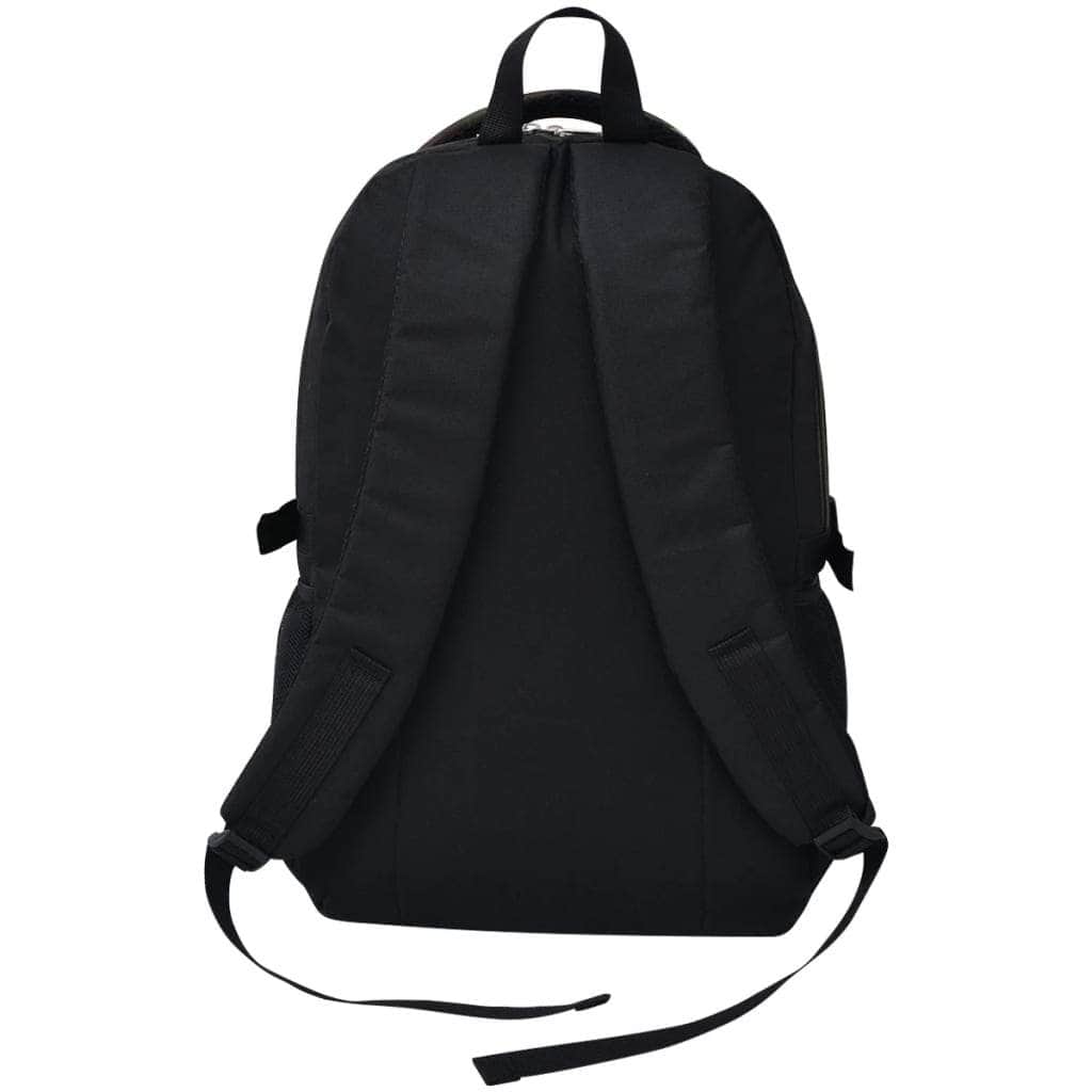 School Backpack 40 L Black and Camouflage