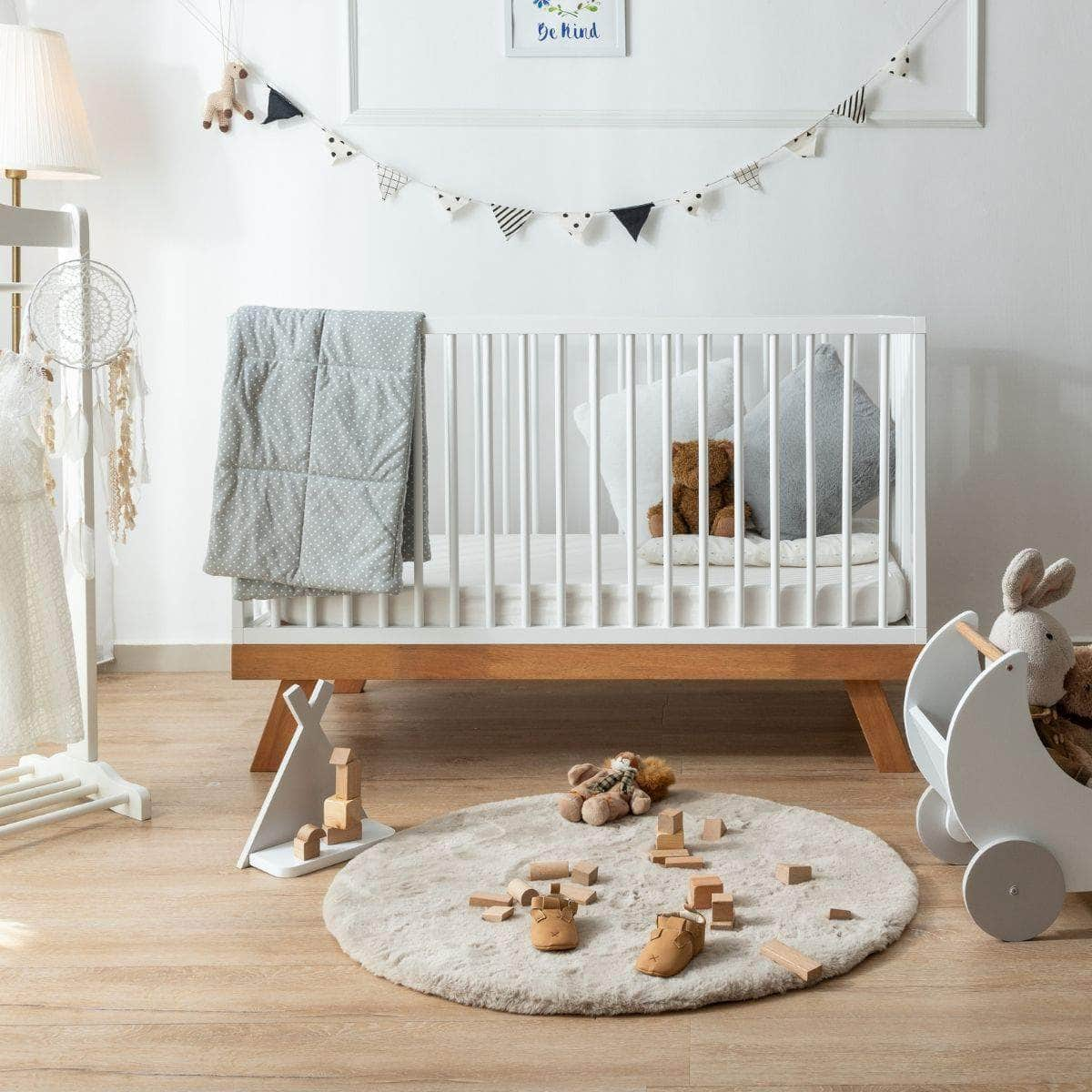 Scotty 4 In 1 Convertible Baby Cot Bed