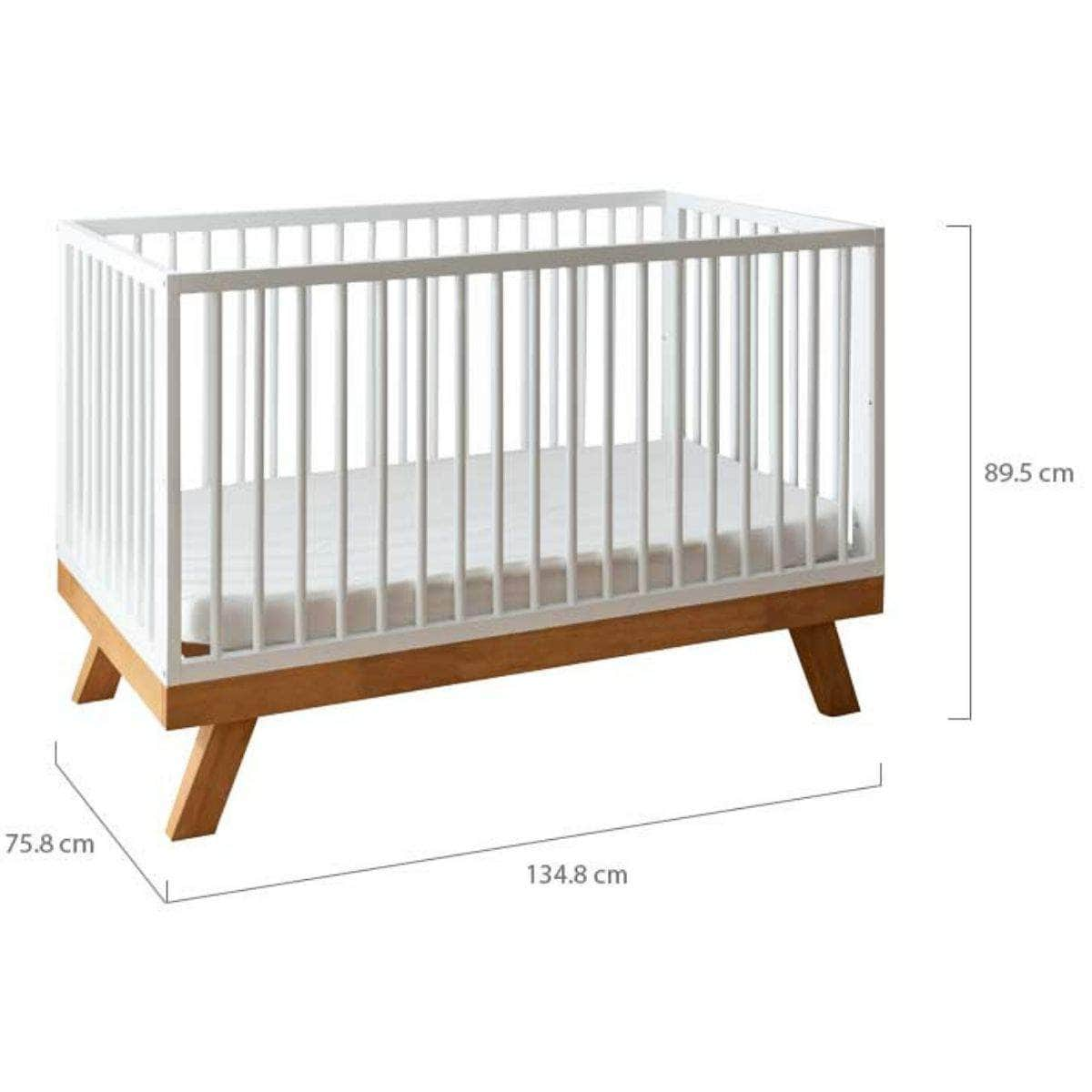 Scotty 4 In 1 Convertible Baby Cot Bed