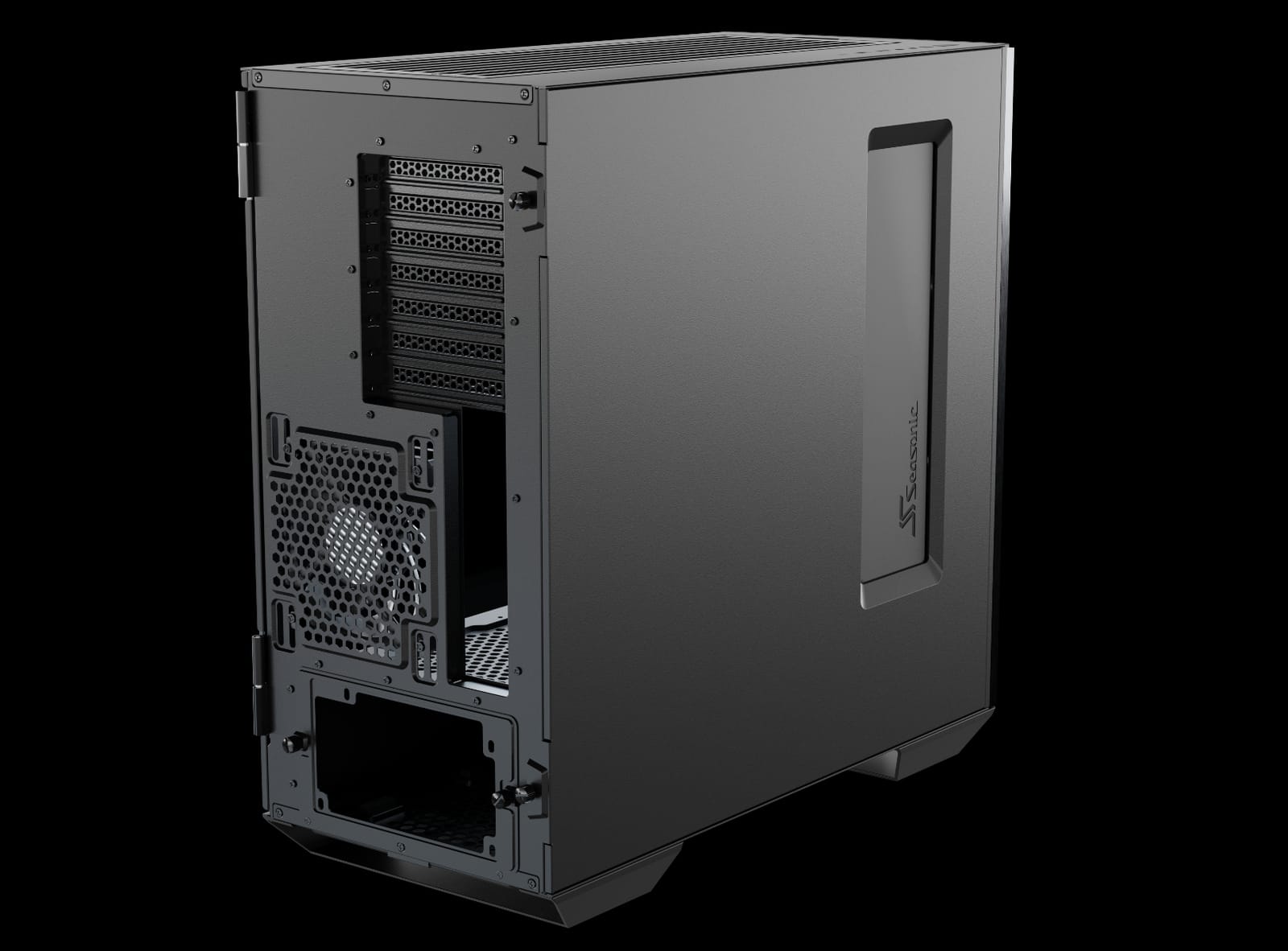 Q704 Aluminum Case With Syncro 650W 80 Plus Gold Psu & Connect Module Red, 650W