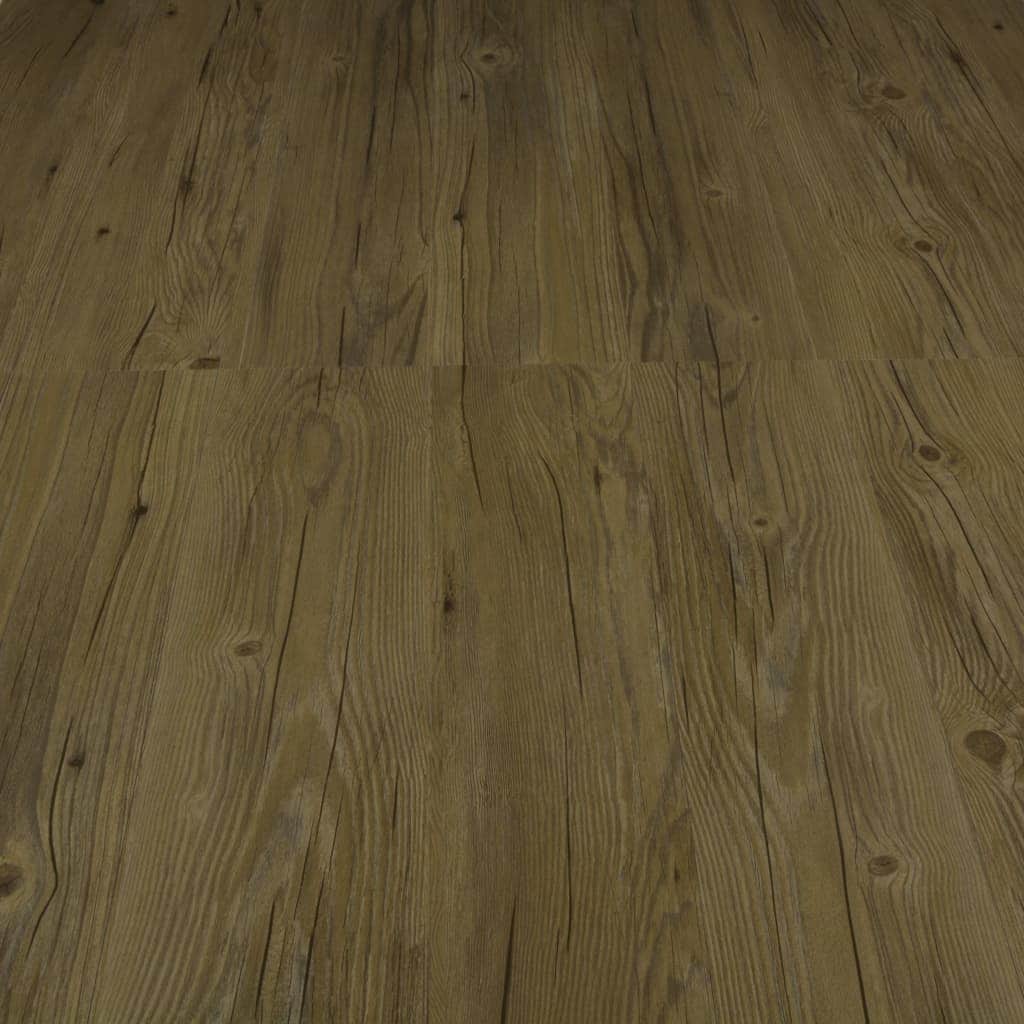 Self-adhesive Flooring Planks 4.46 mÂ² 3 mm PVC Brown
