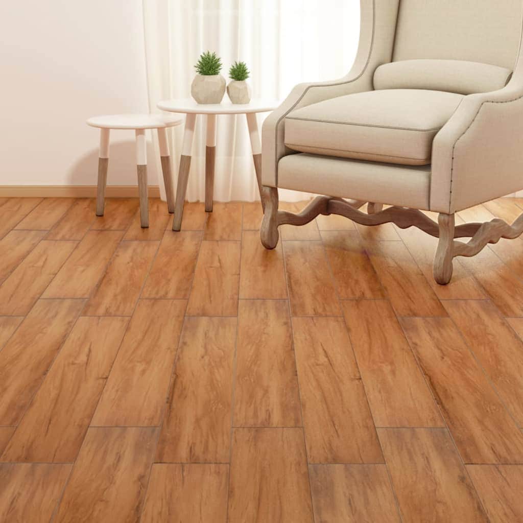 Self-adhesive PVC Flooring Planks 5.02 mÂ² 2 mm Elm Nature