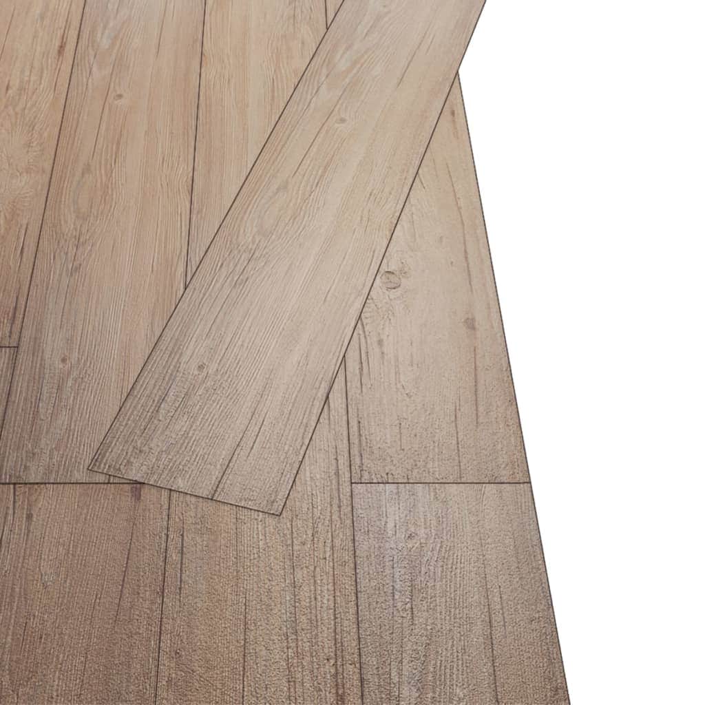 Self-adhesive PVC Flooring Planks 5.02 mÂ² 2 mm Oak Brown