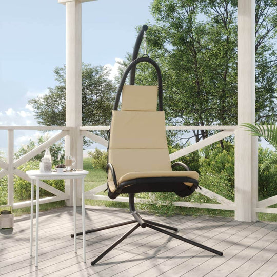 Serene Oasis: Oxford Garden Swing Chair - A Steel-Framed
