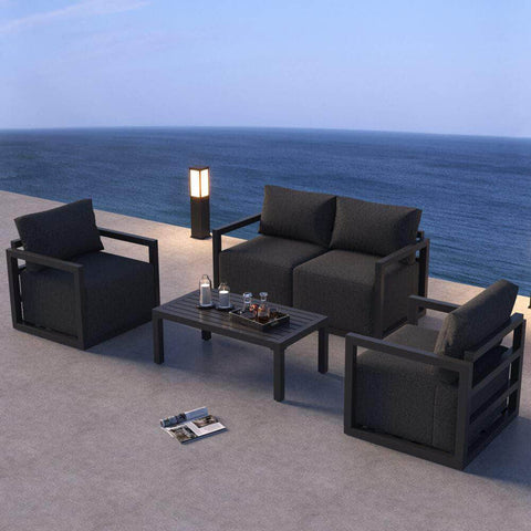 Serenity Outdoor Lounge Set â€“ White