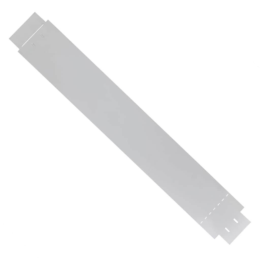 Set of 10 Fleible Lawn Fence Galvanised Steel