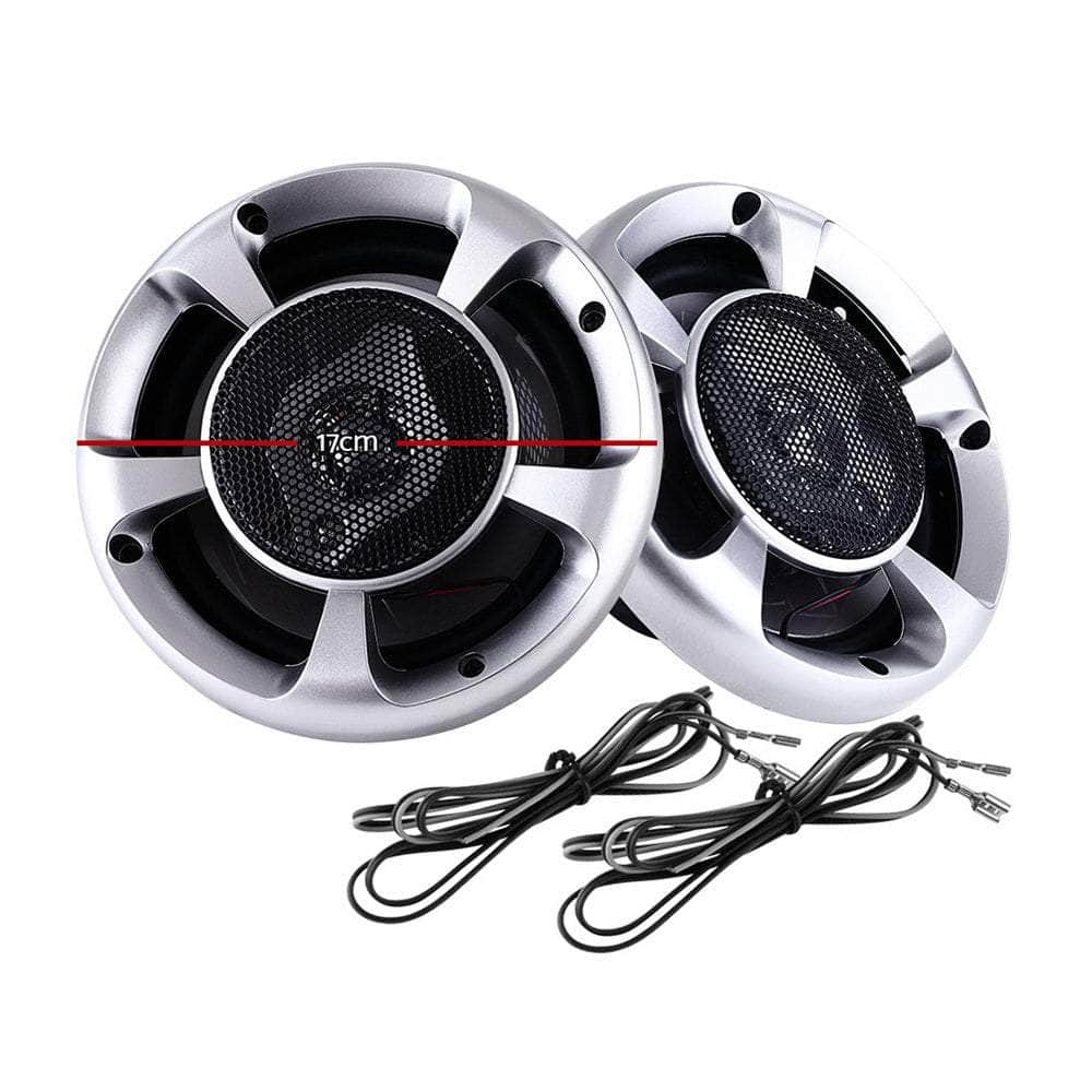 Set Of 2 6.5Inch Led Light Car Speakers