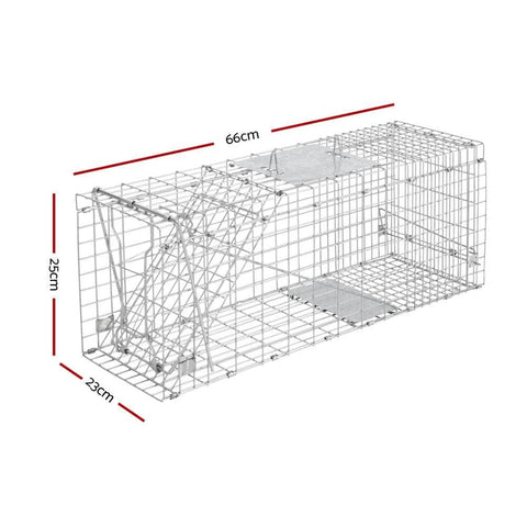 2X Animal Trap Cage Possum 66X23Cm