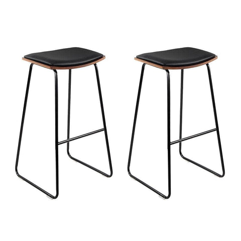 Bar Stools Kitchen Counter Stools Metal Chairs X2
