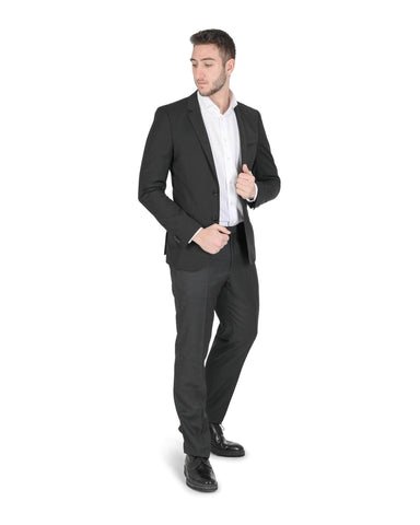 Shadow Blend Wool Jacket - Black/Blue/Grey