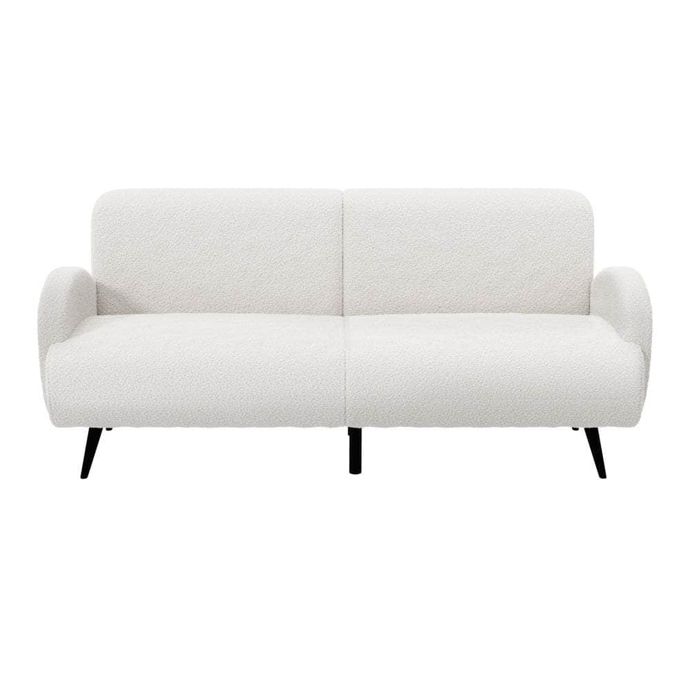 Sherpa Sofa Luxury 3 Seater Fleece White