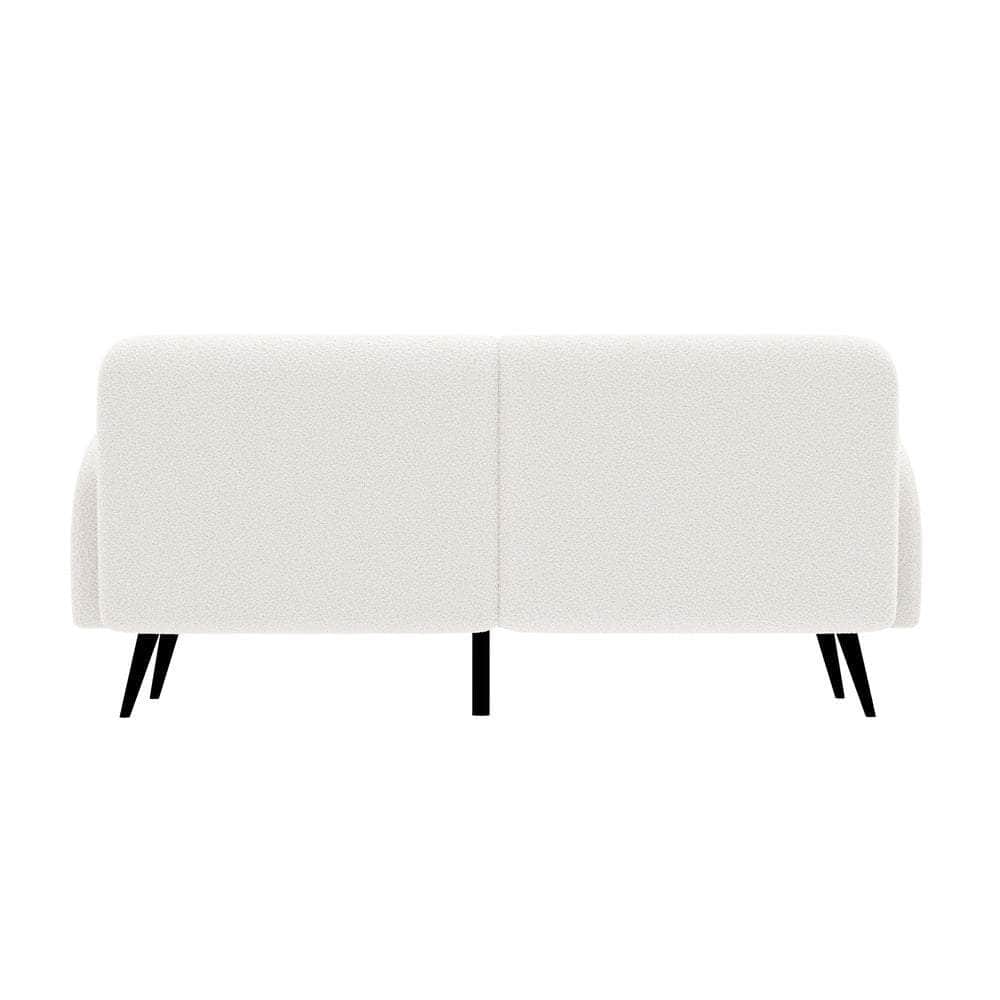 Sherpa Sofa Luxury 3 Seater Fleece White