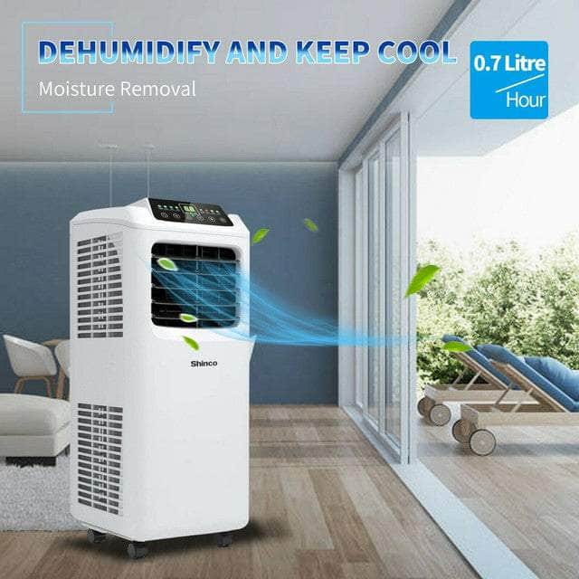 Shinco Spo6 7000Btu 2.0Kw Portable Air Conditioner Remote