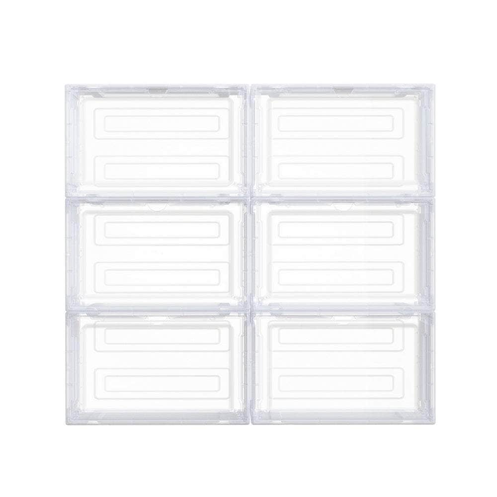 Shoe Box DIY Set of 6 Stackable Magnetic Door