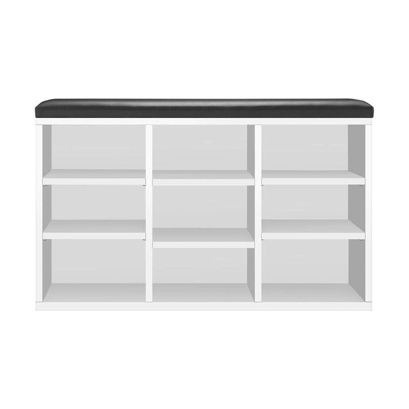 Shoe Cabinet Bench Organiser Shoe Rack Storage Padded Seat
