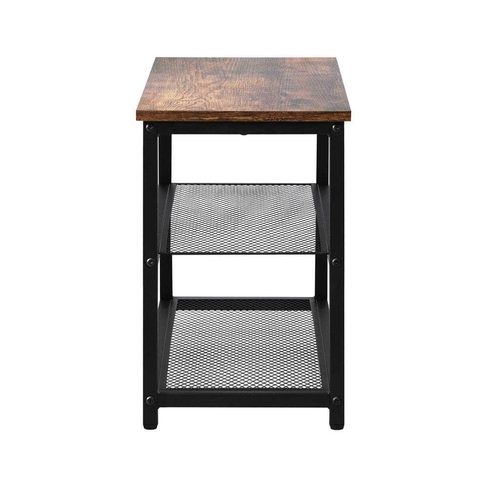 Shoe Cabinet Bench Shoes Rack Shelf Storage 3-Tier Industrial Furniture