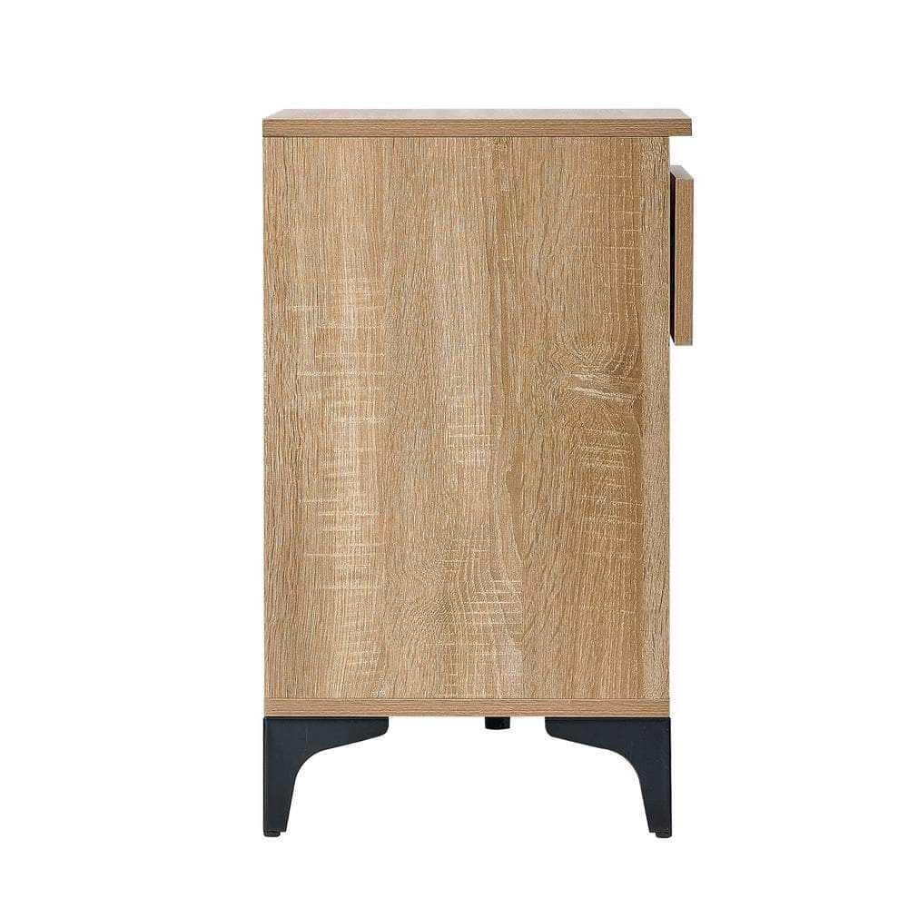 Shoe Cabinet Bench Storage Drawer 6 Shelves Polyester Seat