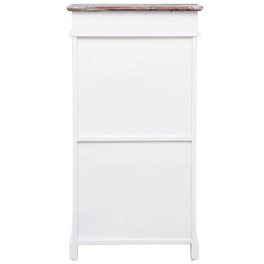 Shoe Cabinet Brown Paulownia Wood