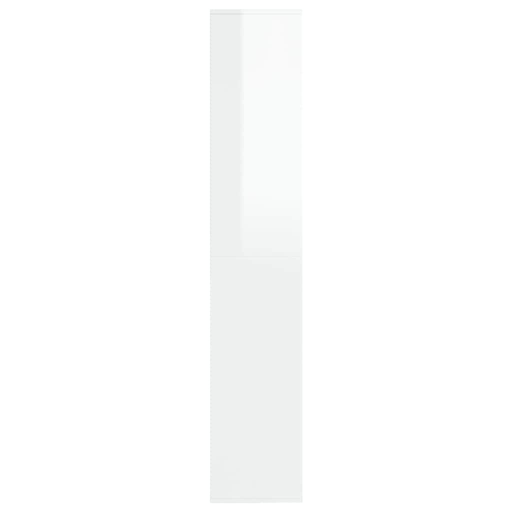 Shoe Cabinet High Gloss White - Chipboard
