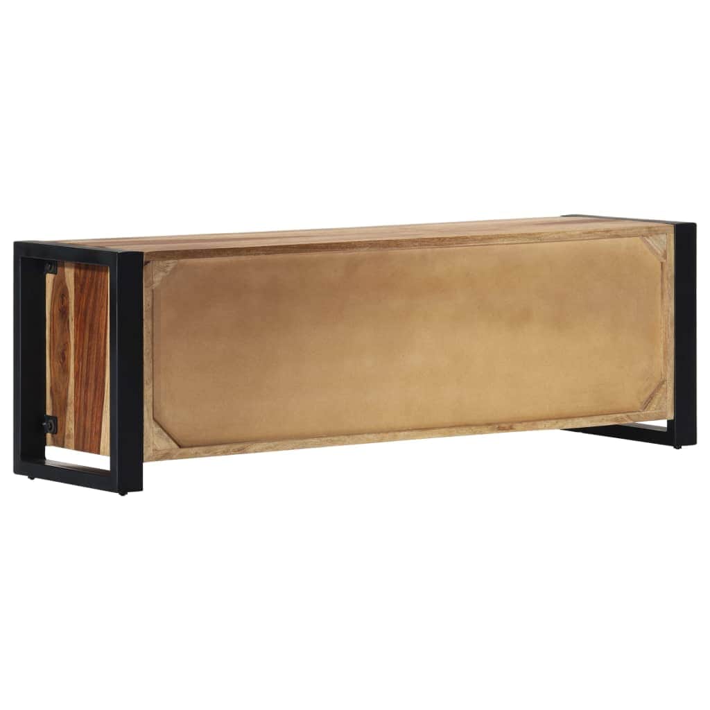 Shoe Cabinet Solid Sheesham Wood