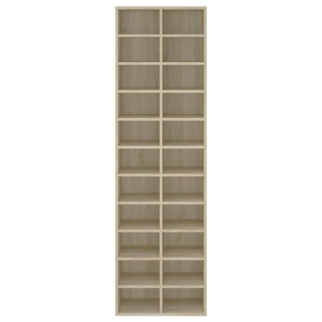 Shoe Cabinet  Sonoma Oak Chipboard