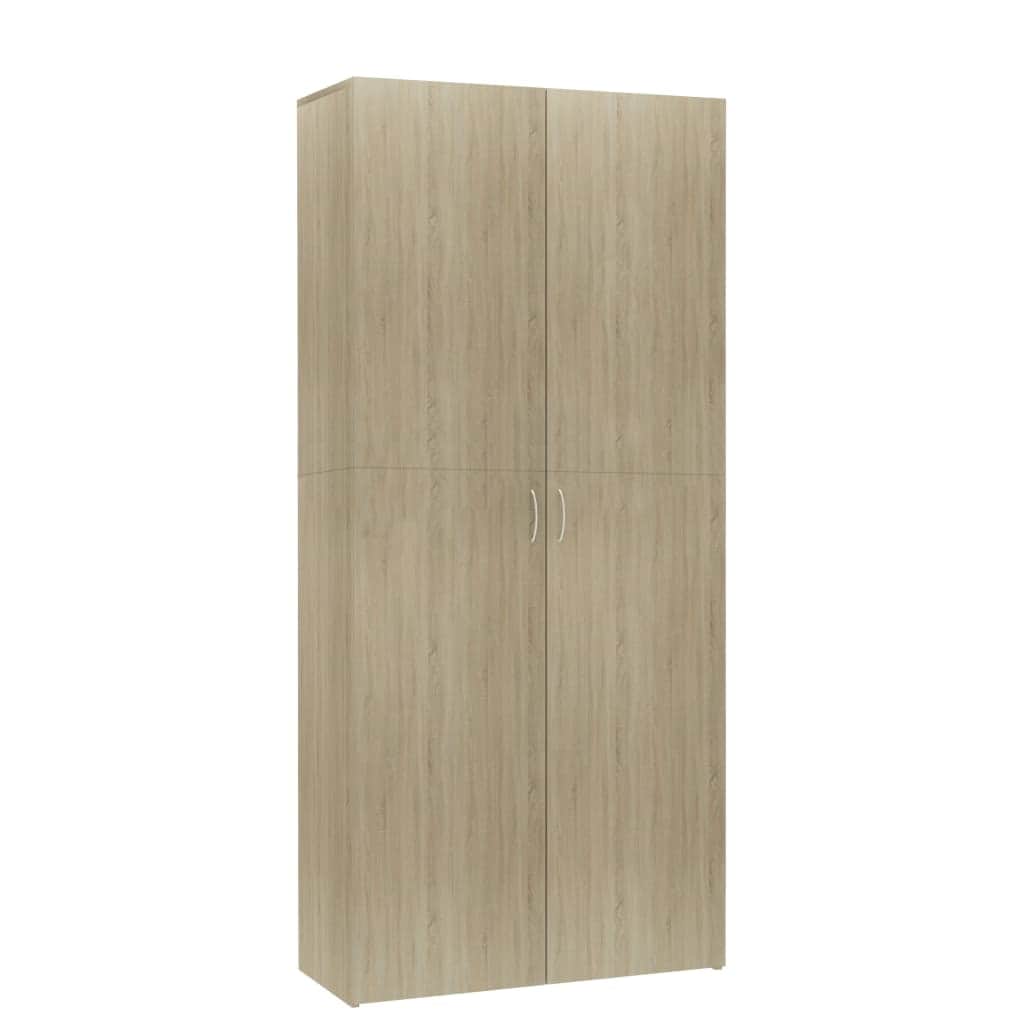 Shoe Cabinet Sonoma Oak Chipboard