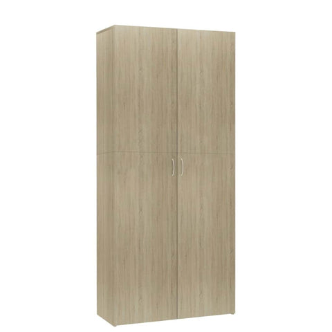 Shoe Cabinet Sonoma Oak Chipboard