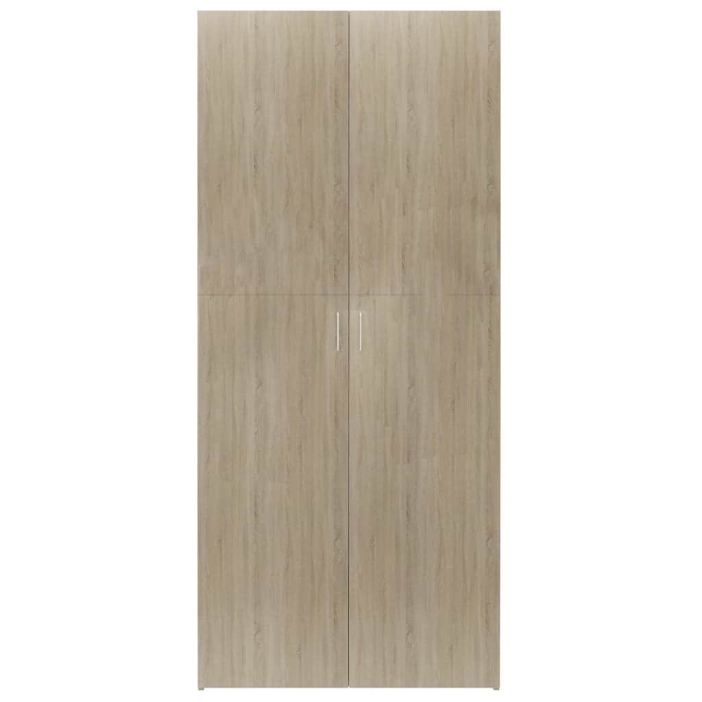 Shoe Cabinet Sonoma Oak Chipboard