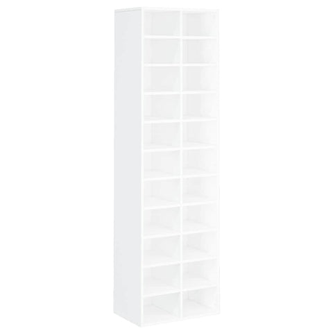Shoe Cabinet White  Chipboard