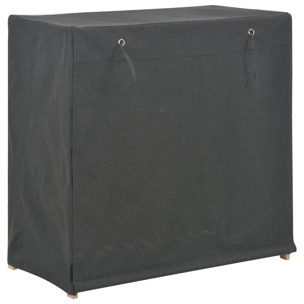 Shoe Cabinet with Cover Grey Fabric