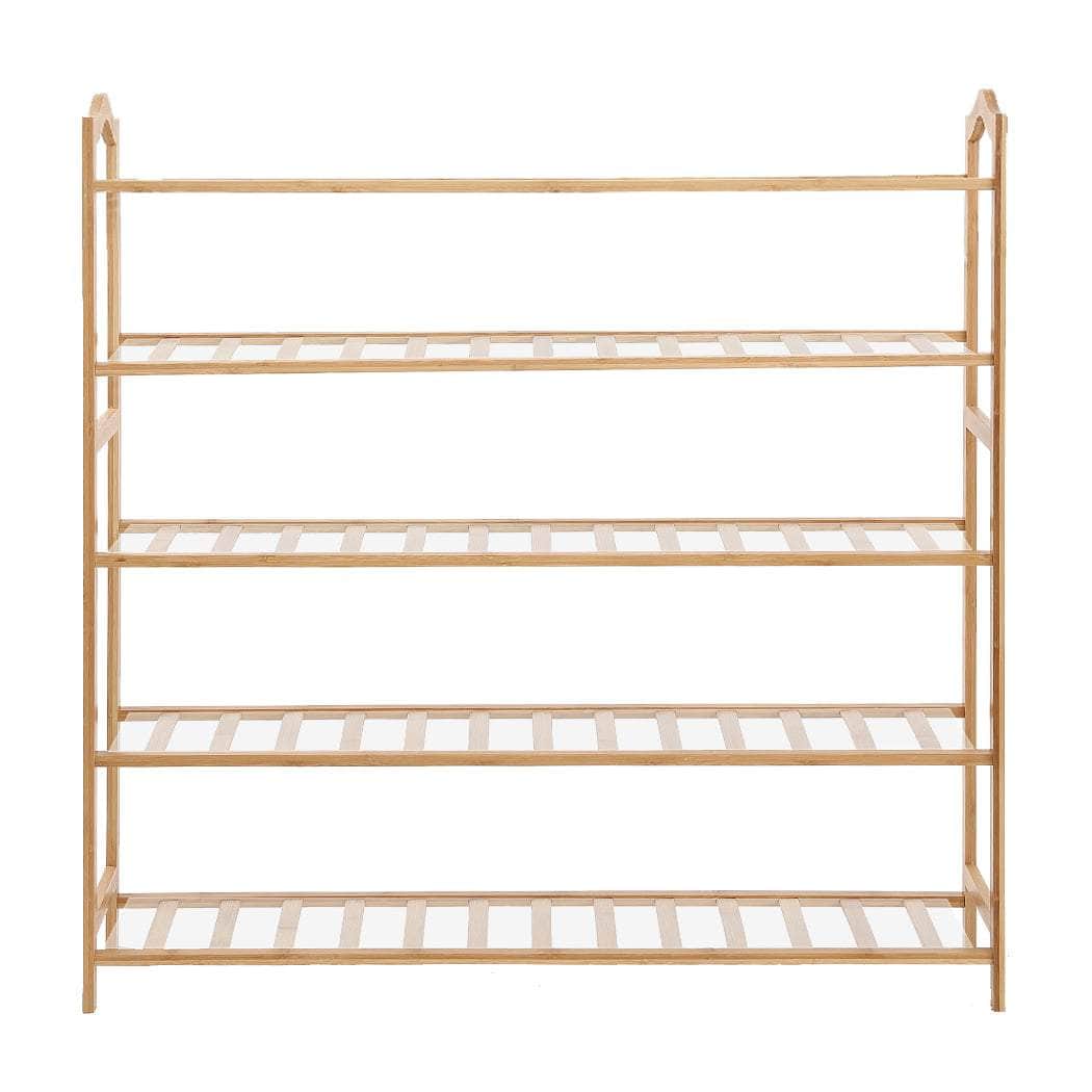 Shoe Rack Bamboo Storage Wooden