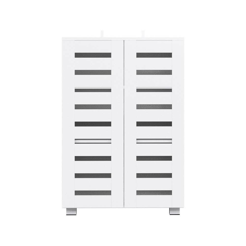 Shoe Rack Cabinet 20 Pairs 5-tier White Alster