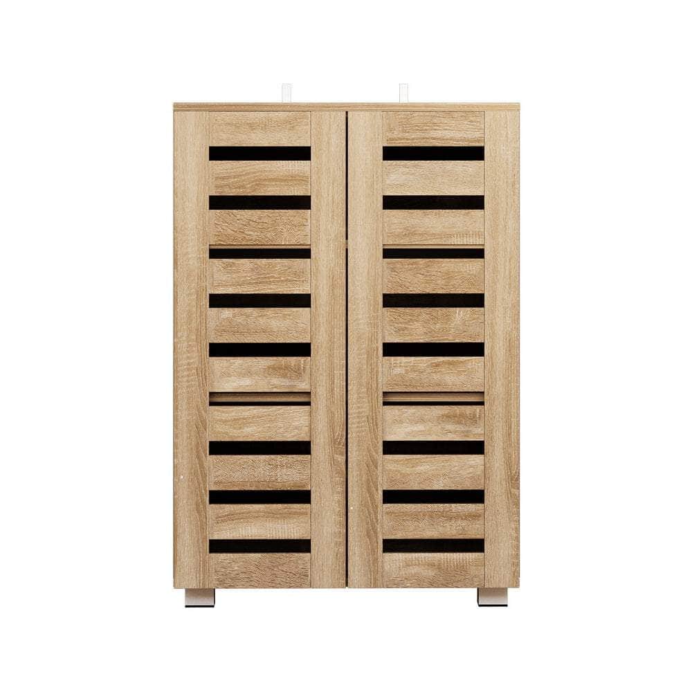 Shoe Rack Cabinet 20 Pairs 5-tier Wood Alster