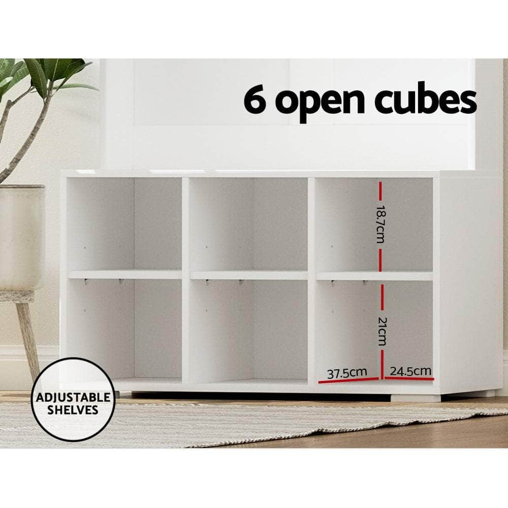 Shoe Rack Cabinet Hall Tree Coat Rack 180CM White