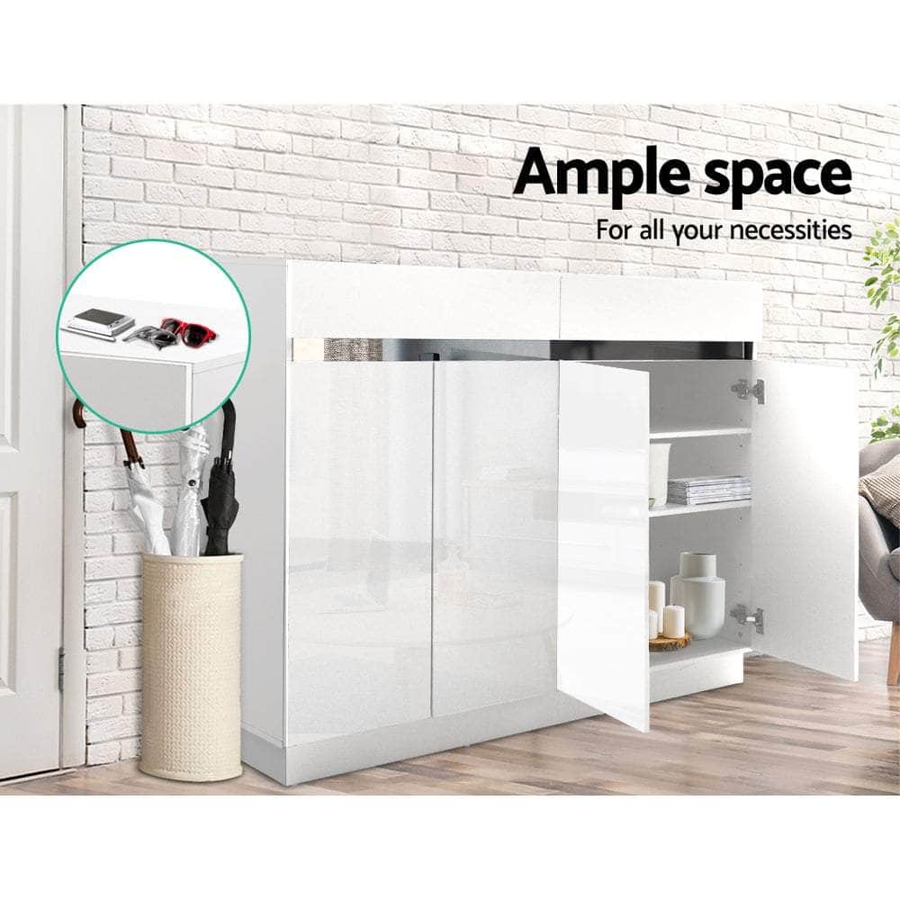Shoe Rack Cabinet Storage Cupboard 24 Pairs - Lydia