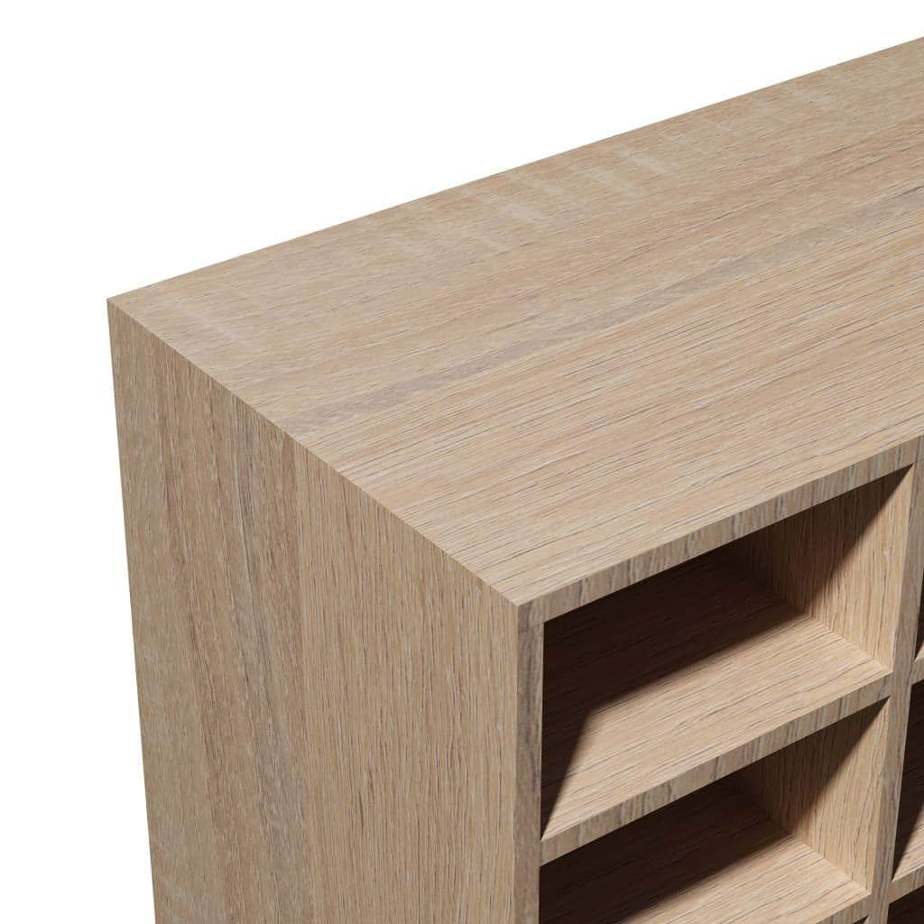 Shoe Rack Chipboard Oak