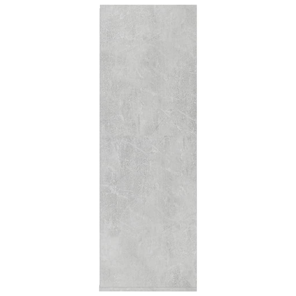 Shoe Rack Concrete Grey  Chipboard