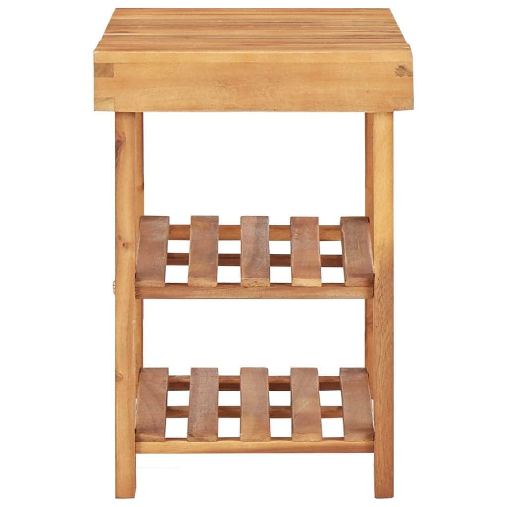 Shoe Rack - Solid Acacia Wood